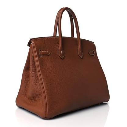 Hermes Togo Birkin 35 Gold 3 of 11