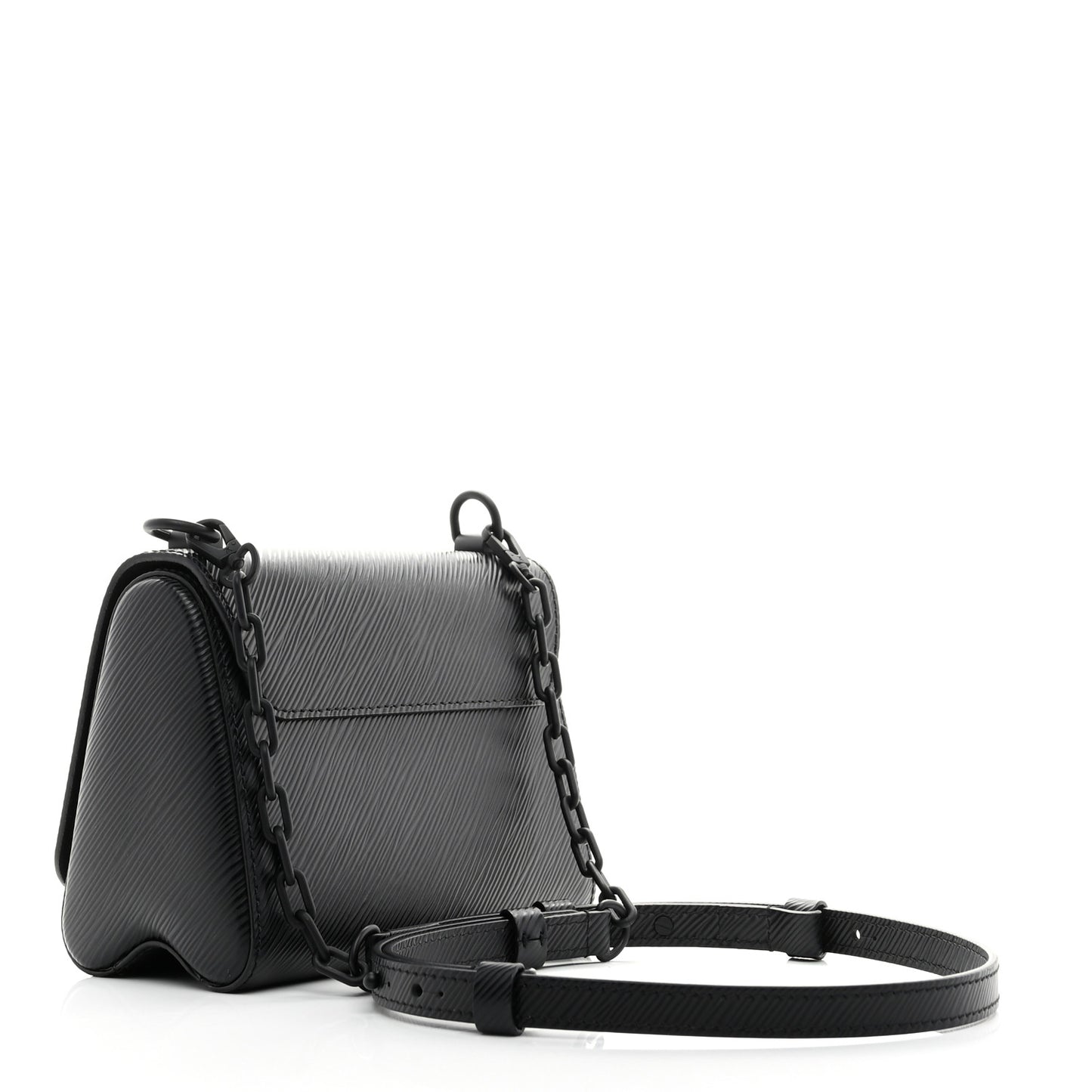 Epi Twist Shoulder Bag PM Black Pink