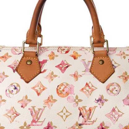 Louis Vuitton Watercolor Aquarelle Speedy 35 White 13 of 13