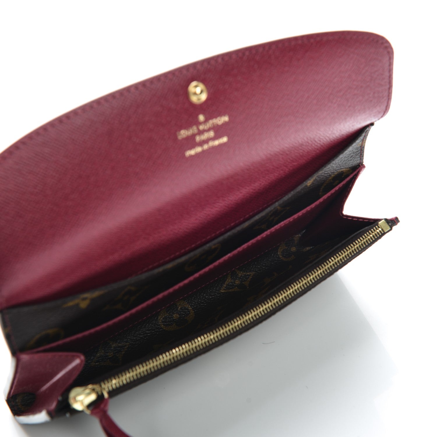 Louis Vuitton Monogram Emilie Wallet Fuchsia 5 of 7