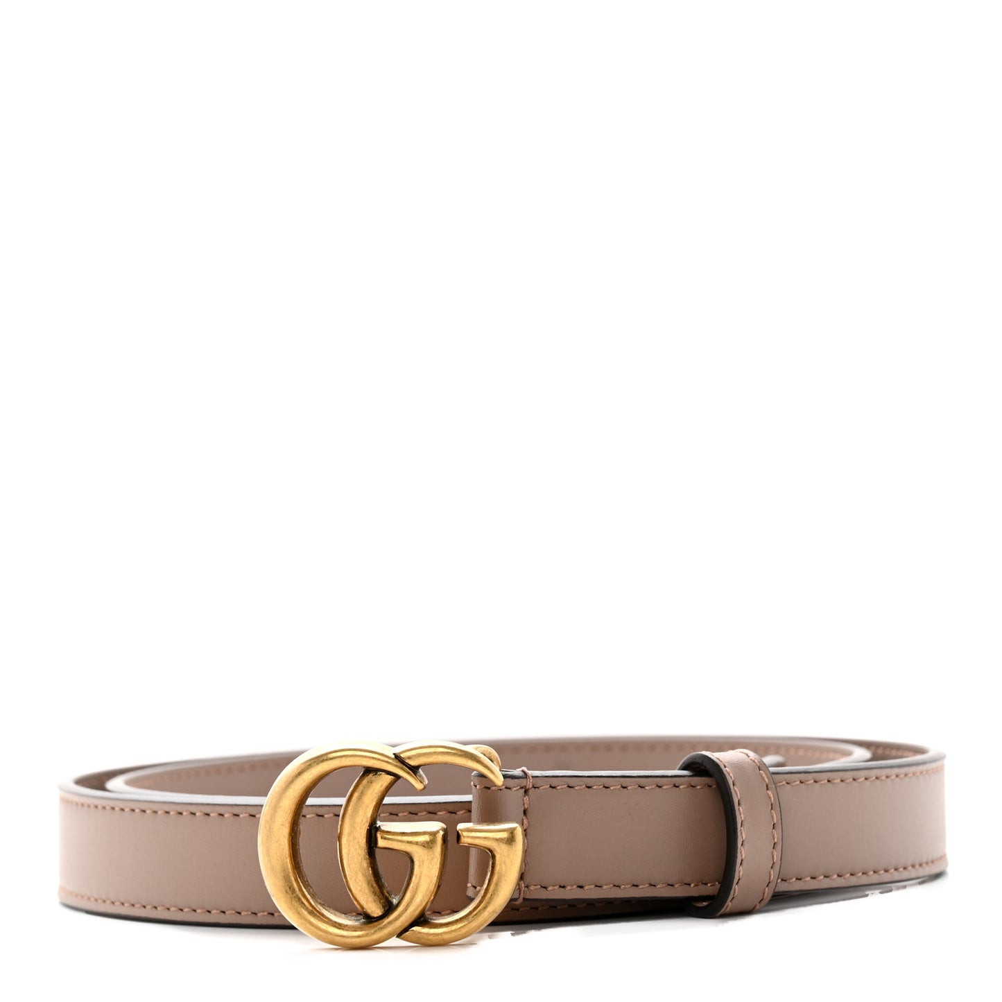 Calfskin Double G 20mm Belt 85 34 Porcelain Rose