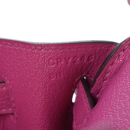 Hermes Togo Birkin 25 Rose Pourpre 12 of 37