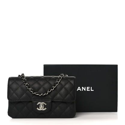 Chanel Caviar Quilted Mini Rectangular Flap Black 12 of 12