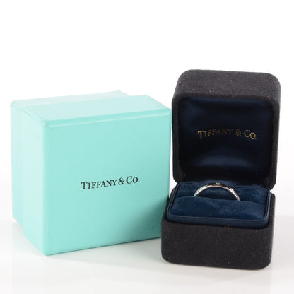 Tiffany Platinum Diamond Elsa Peretti Band Ring 6 13 of 13