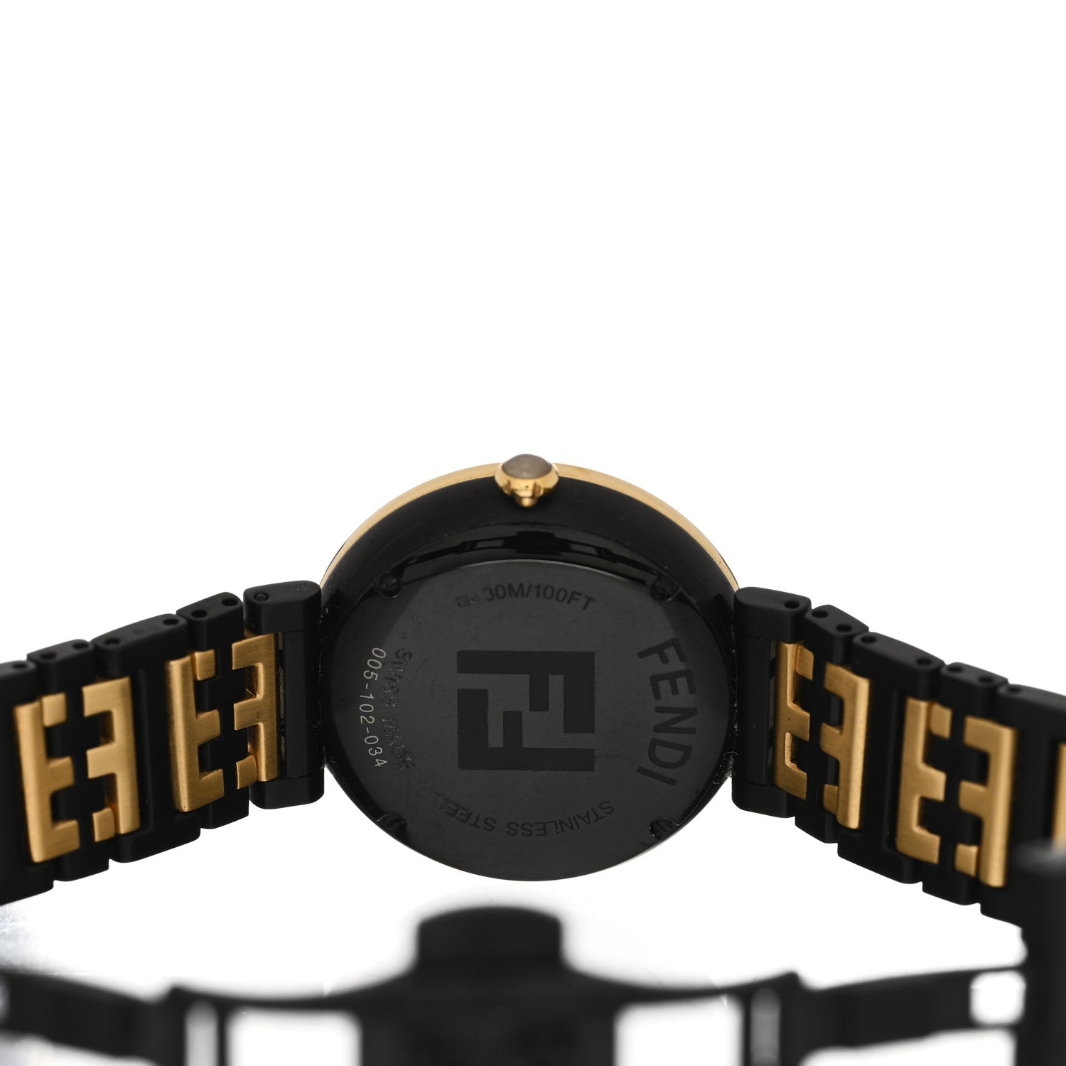 Fendi Stainless Steel 26mm Fendi Forever Quartz Watch Black 4 of 5