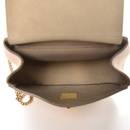 Chloe Grained Lambskin Mini Drew Shoulder Bag Abstract White 4 of 9