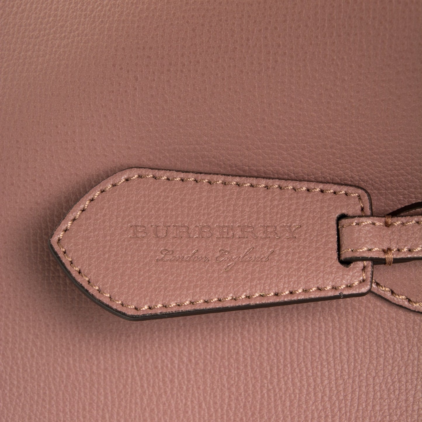 Grainy Calfskin Medium Lavenby Reversible Tote Mauve