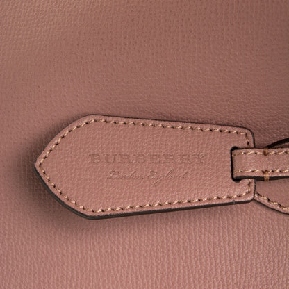 Burberry Grainy Calfskin Medium Lavenby Reversible Tote Mauve 7 of 12