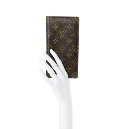 Louis Vuitton Monogram Porte Valeurs Checkbook Wallet 2 of 6