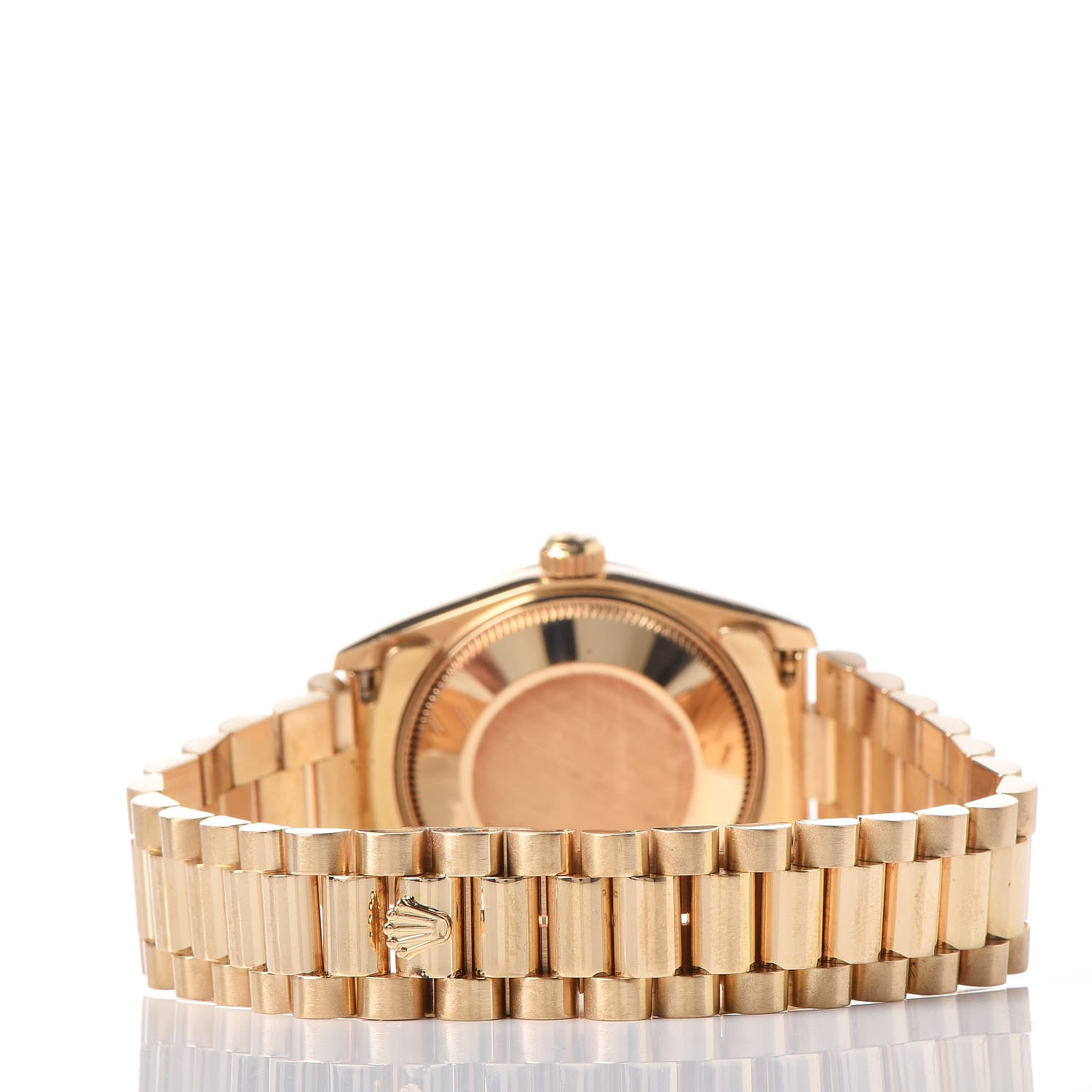 Rolex 18K Yellow Gold Diamond 31mm Oyster Perpetual Datejust President Watch Champagne Jubilee 68278 4 of 7