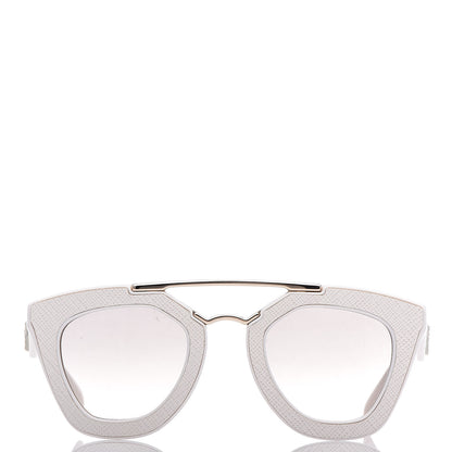 Prada Saffiano Cinema Sunglasses SPR14S White 2 of 8