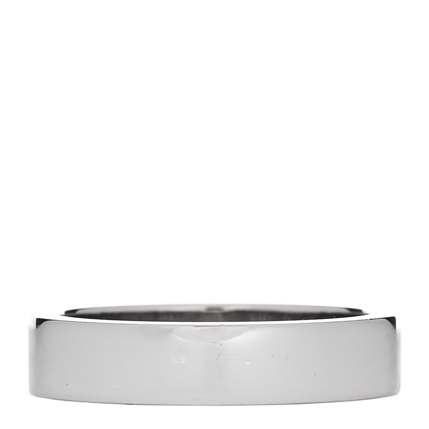 Platinum Diamond 4mm C De Cartier Wedding Band Ring 48 4.5