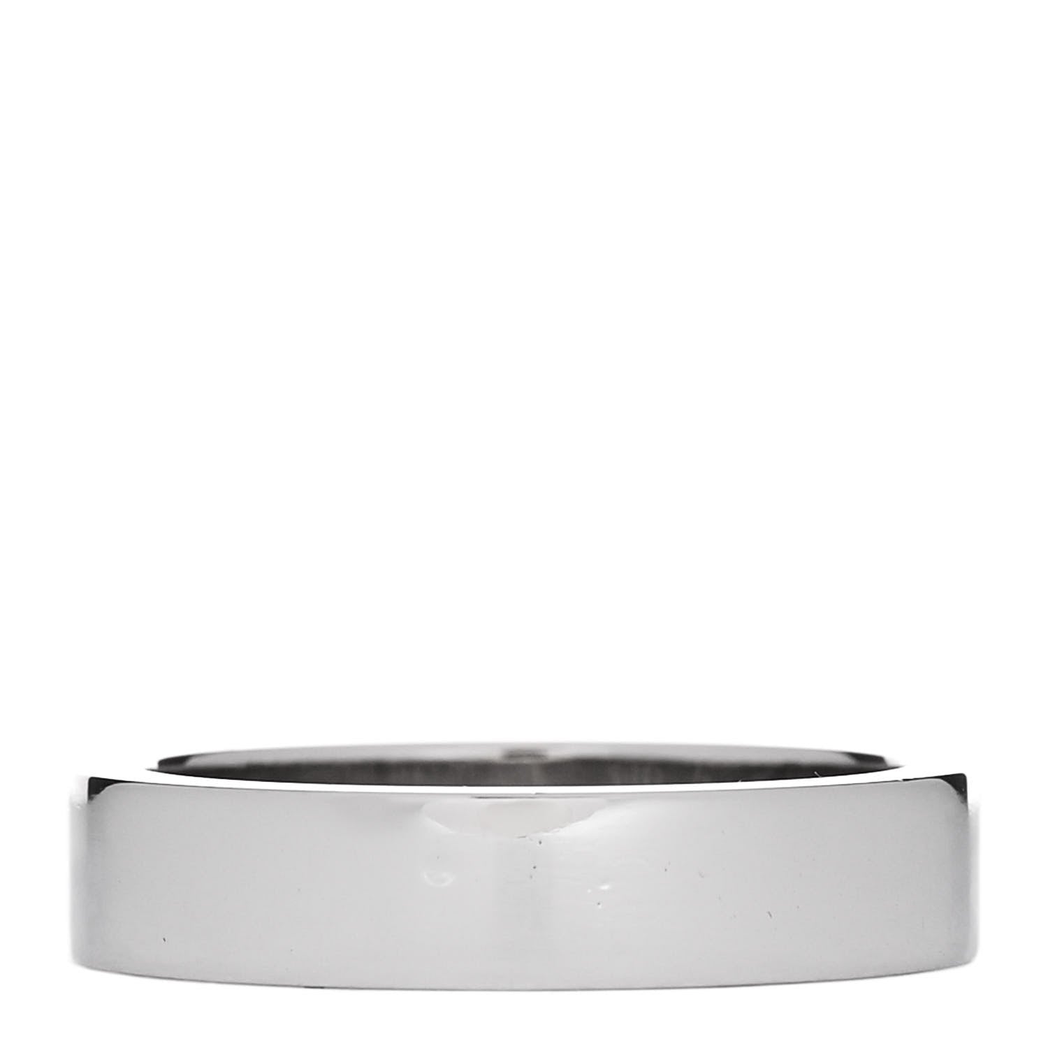 Cartier Platinum Diamond 4mm C De Cartier Wedding Band Ring 48 4.5 3 of 4