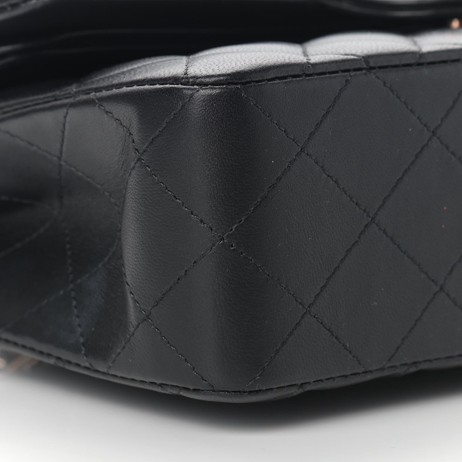 Chanel Lambskin Quilted Small Double Flap Black 8 of 12