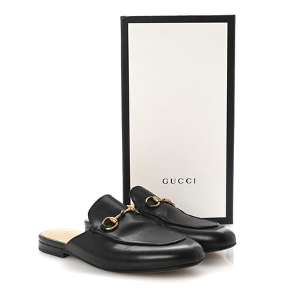 Gucci Calfskin Womens Princetown Slippers 36.5 Black 10 of 10