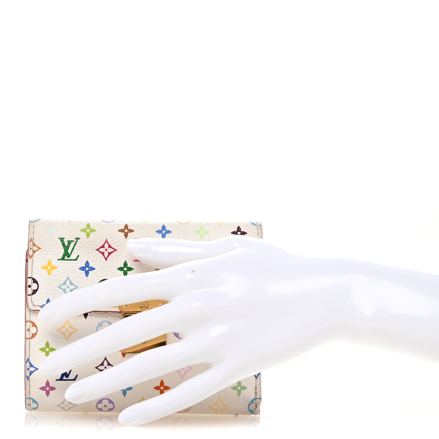 Louis Vuitton Monogram Multicolor Koala Wallet White 2 of 11