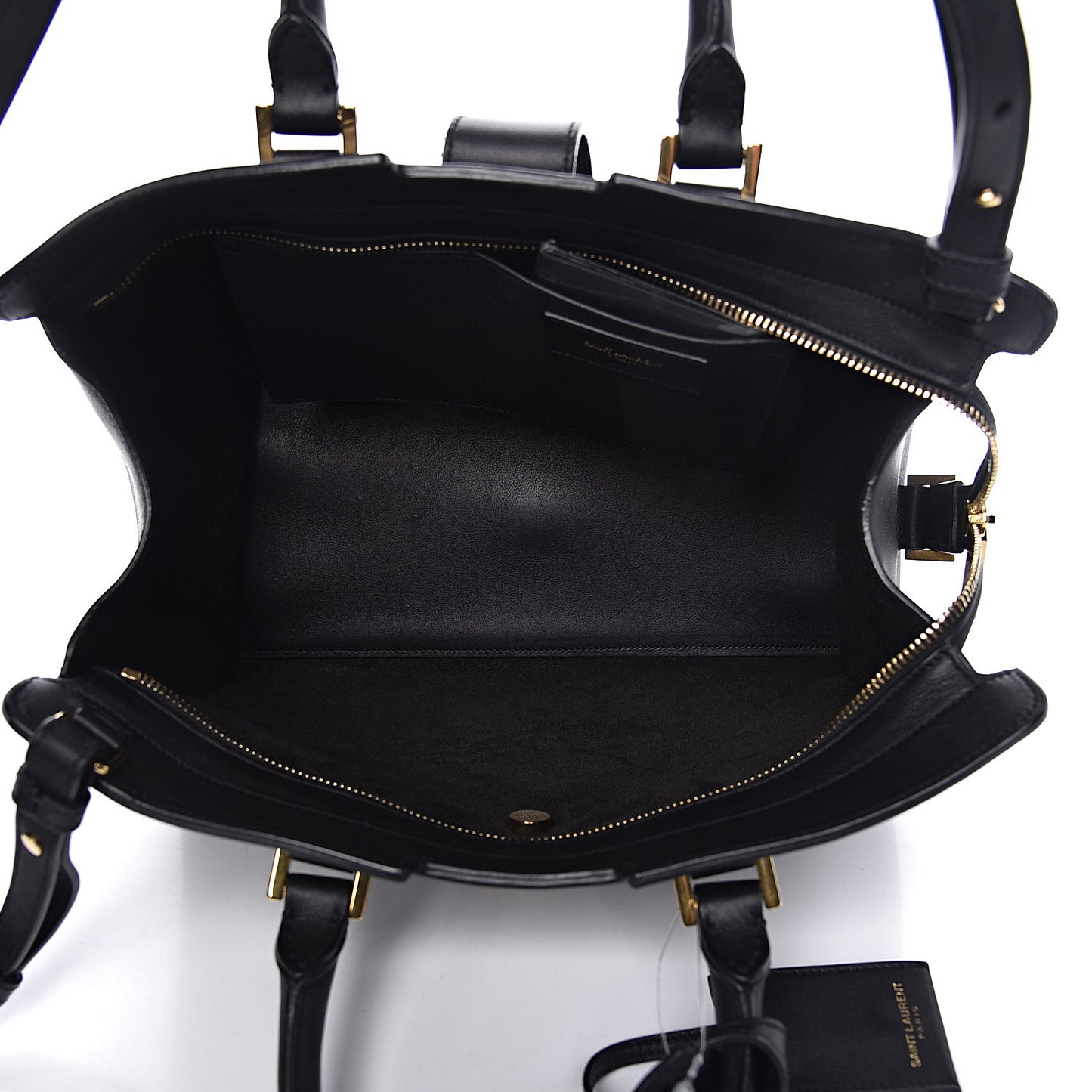 Calfskin Small Classic Y Cabas Black