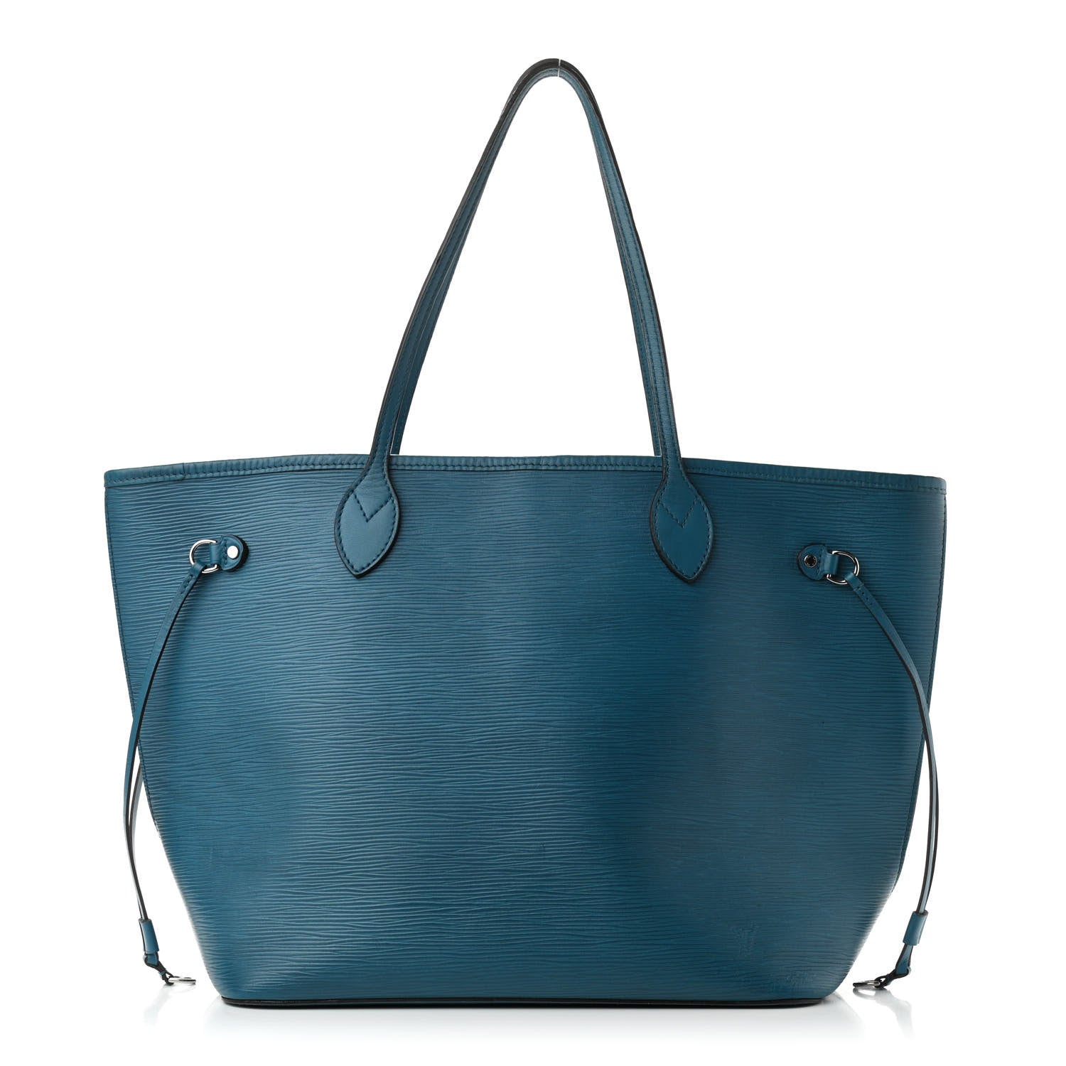 Louis Vuitton Epi Neverfull MM Cyan 3 of 13