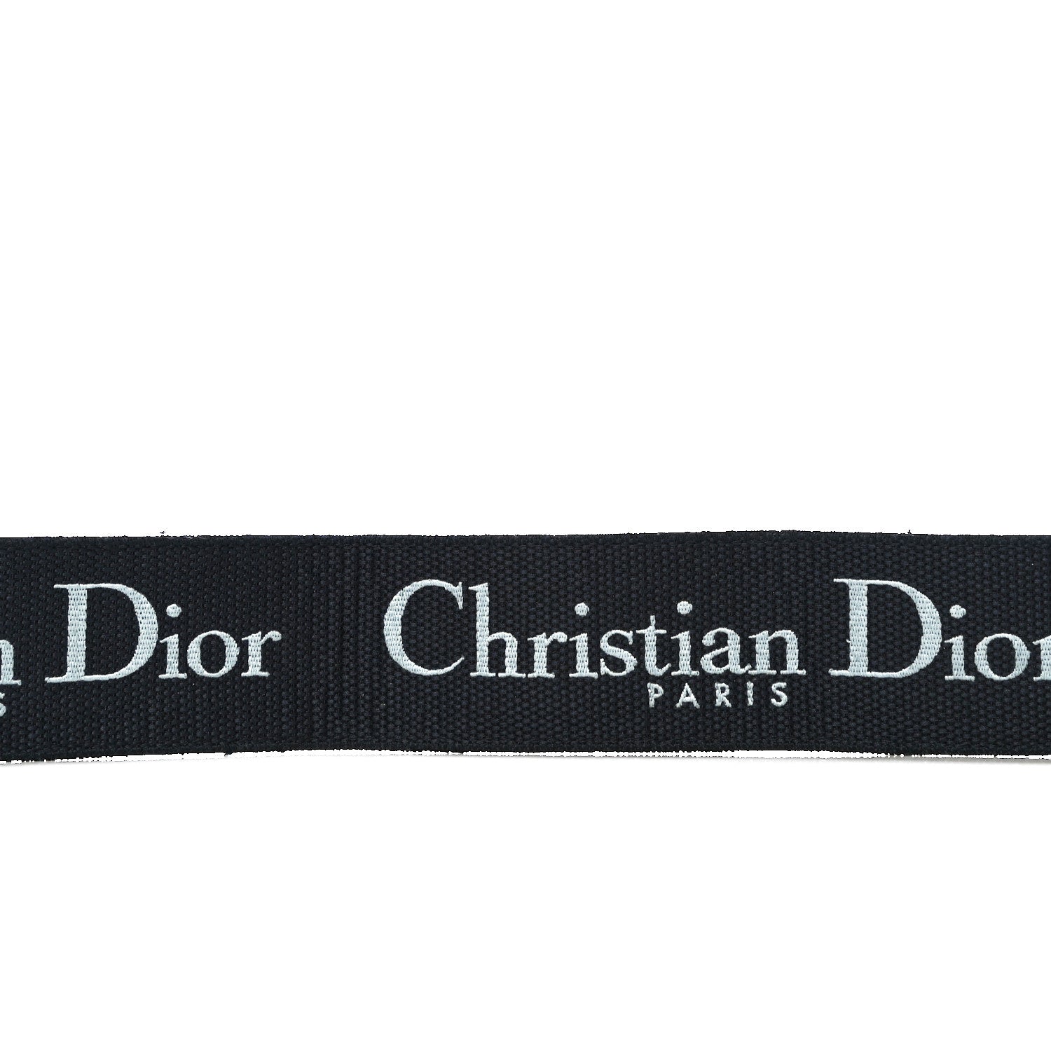 Christian Dior Canvas Embroidered Shoulder Strap Blue 4 of 10