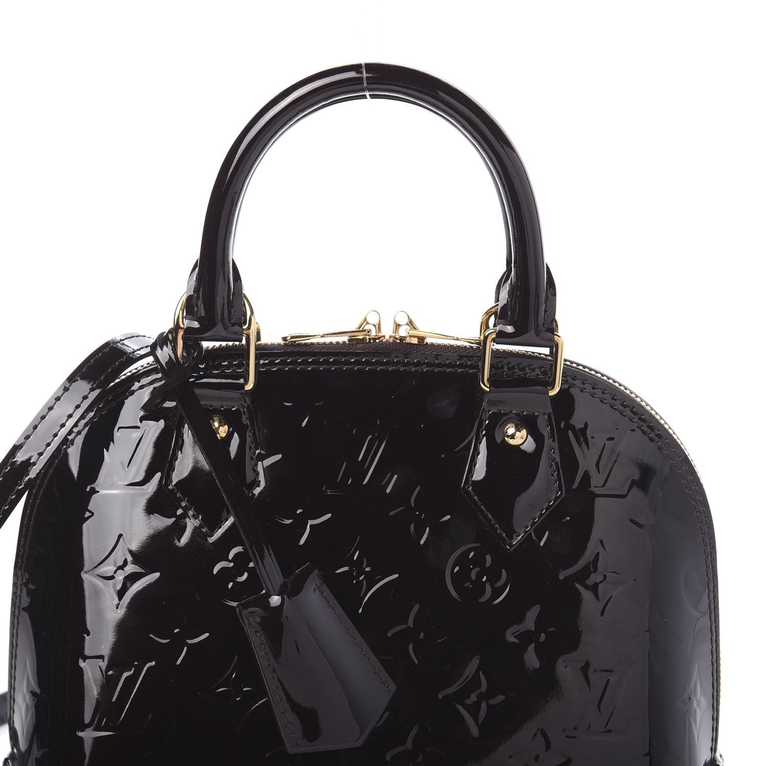 Louis Vuitton Vernis Alma BB Amarante 10 of 10