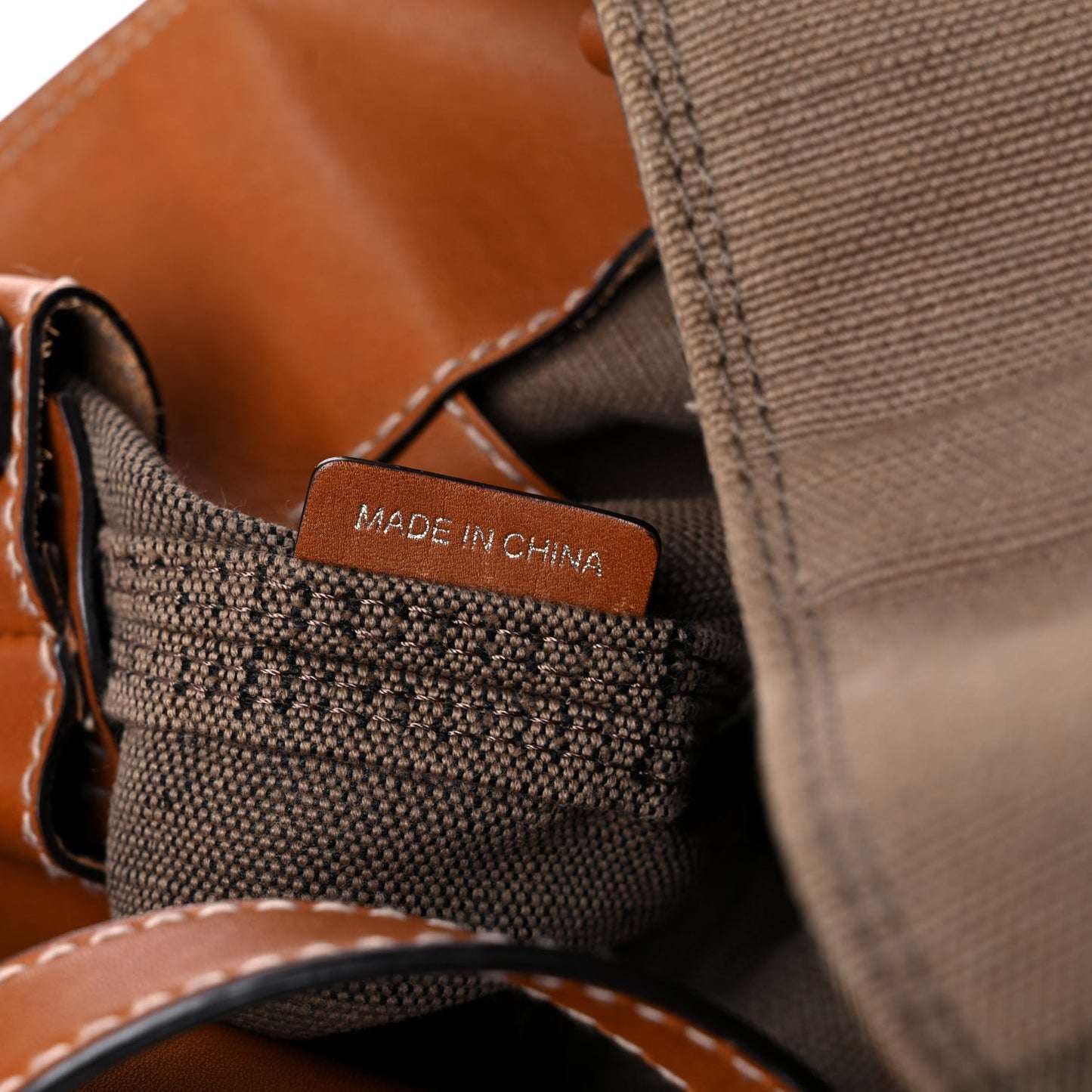 Canvas Mega Check Medium Ashby Hobo Saddle Brown
