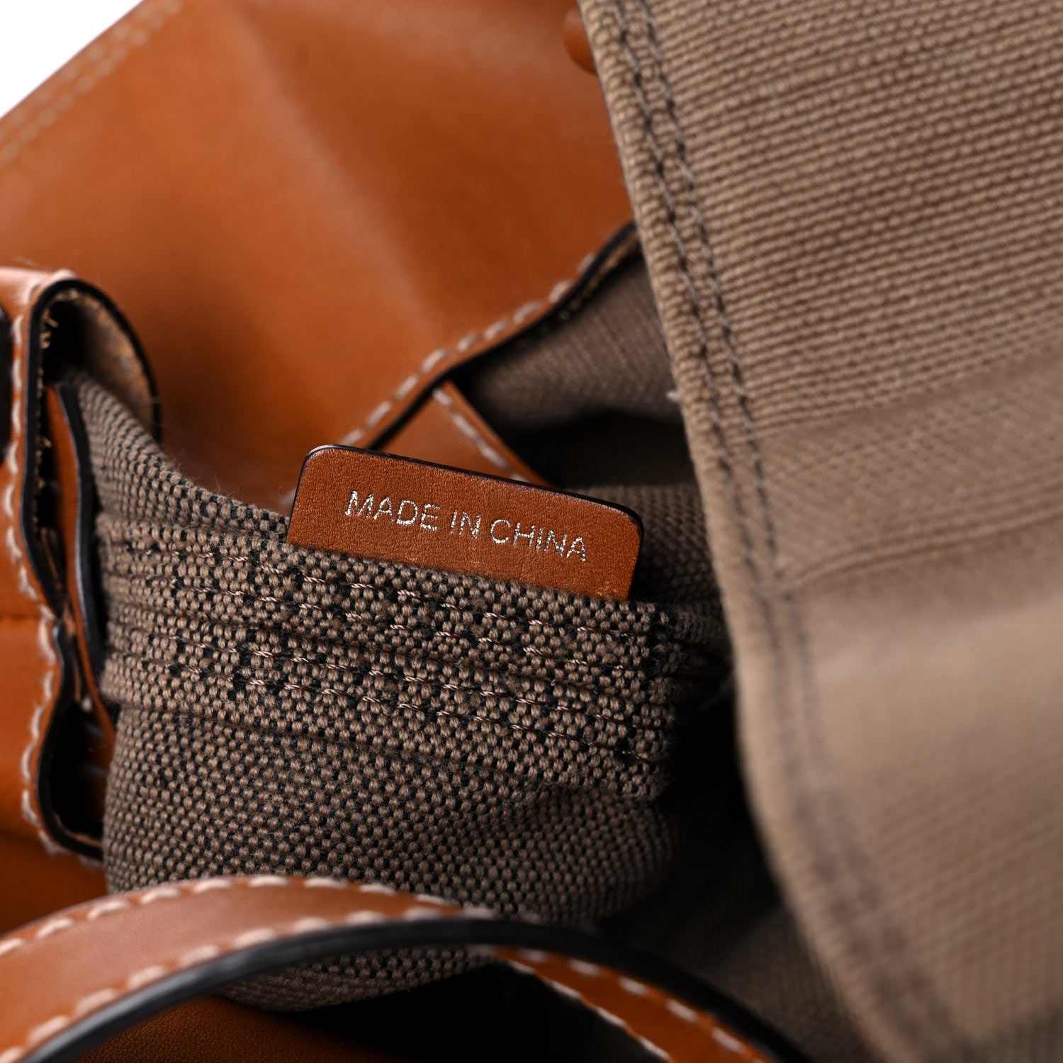 Burberry Canvas Mega Check Medium Ashby Hobo Saddle Brown 7 of 20