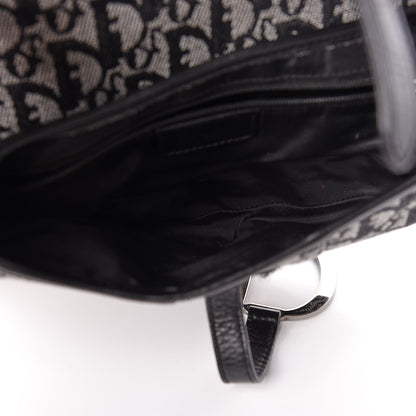 Christian Dior Monogram Saddle Bag Black 5 of 14