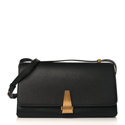 Bottega Veneta Textured Calfskin Small BV Angle Shoulder Bag Black 1 of 10
