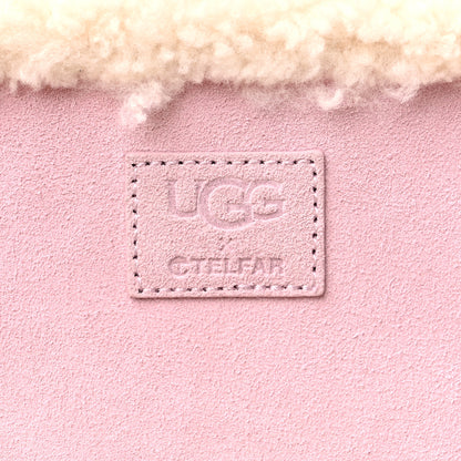 Telfar X UGG Suede Shearling Medium Shopping Bag Pink 5 of 9