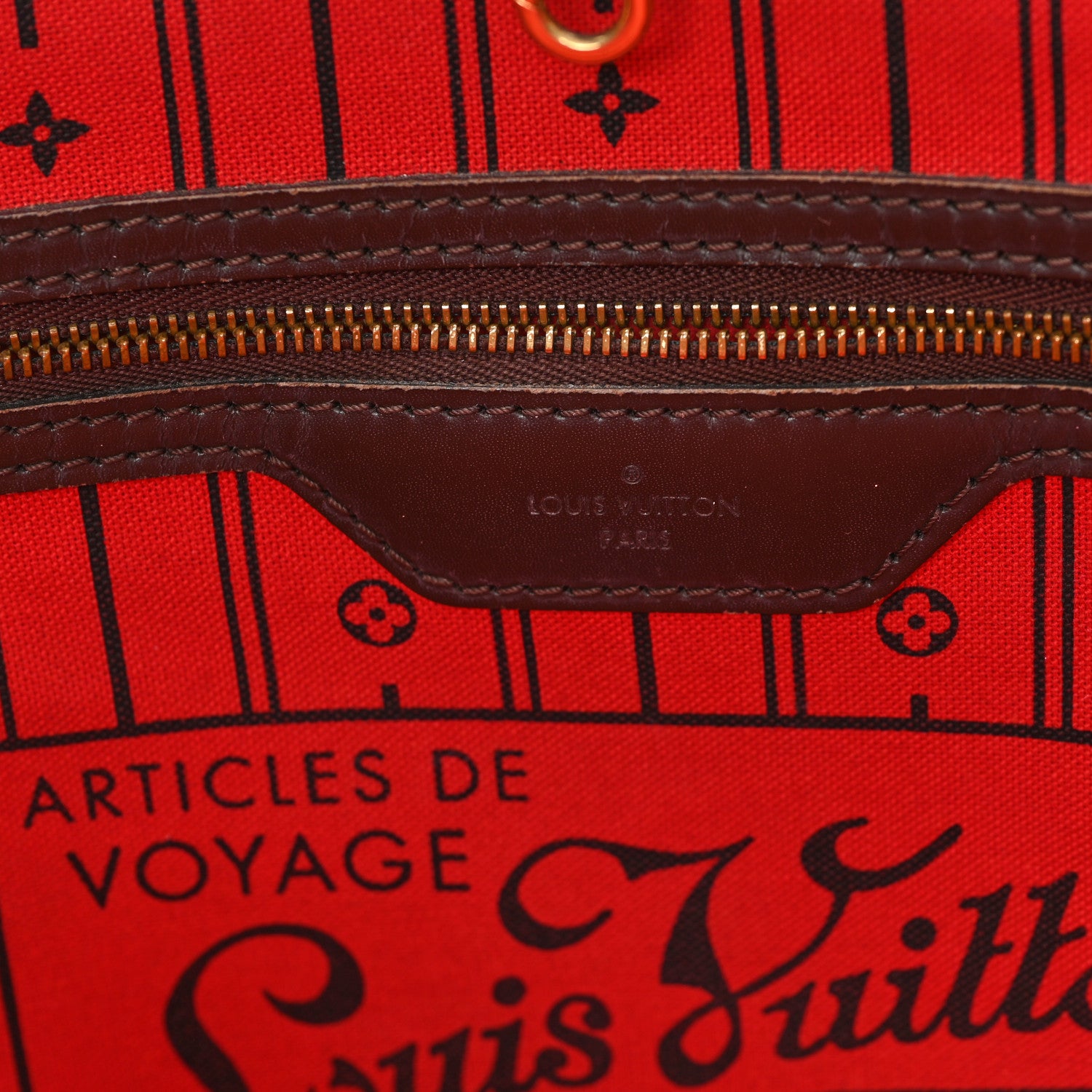 Louis Vuitton Damier Ebene Neverfull MM 6 of 12