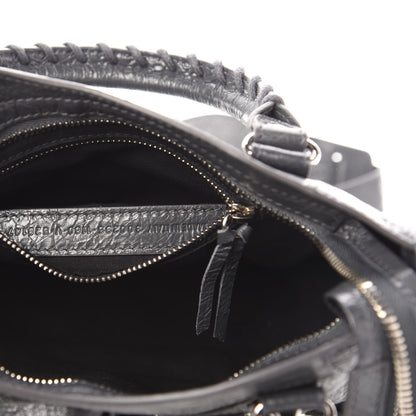 Balenciaga Agneau Classic Silver Hardware Mini City Gris Fossile 8 of 12