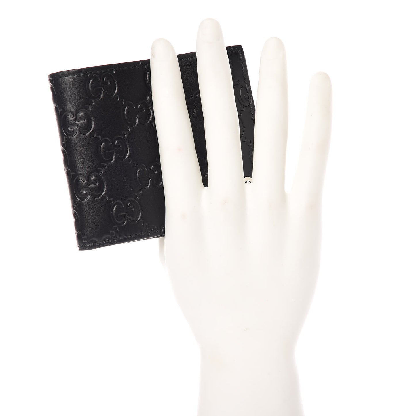 Guccissima Signature Dorian Bi-Fold Wallet Black