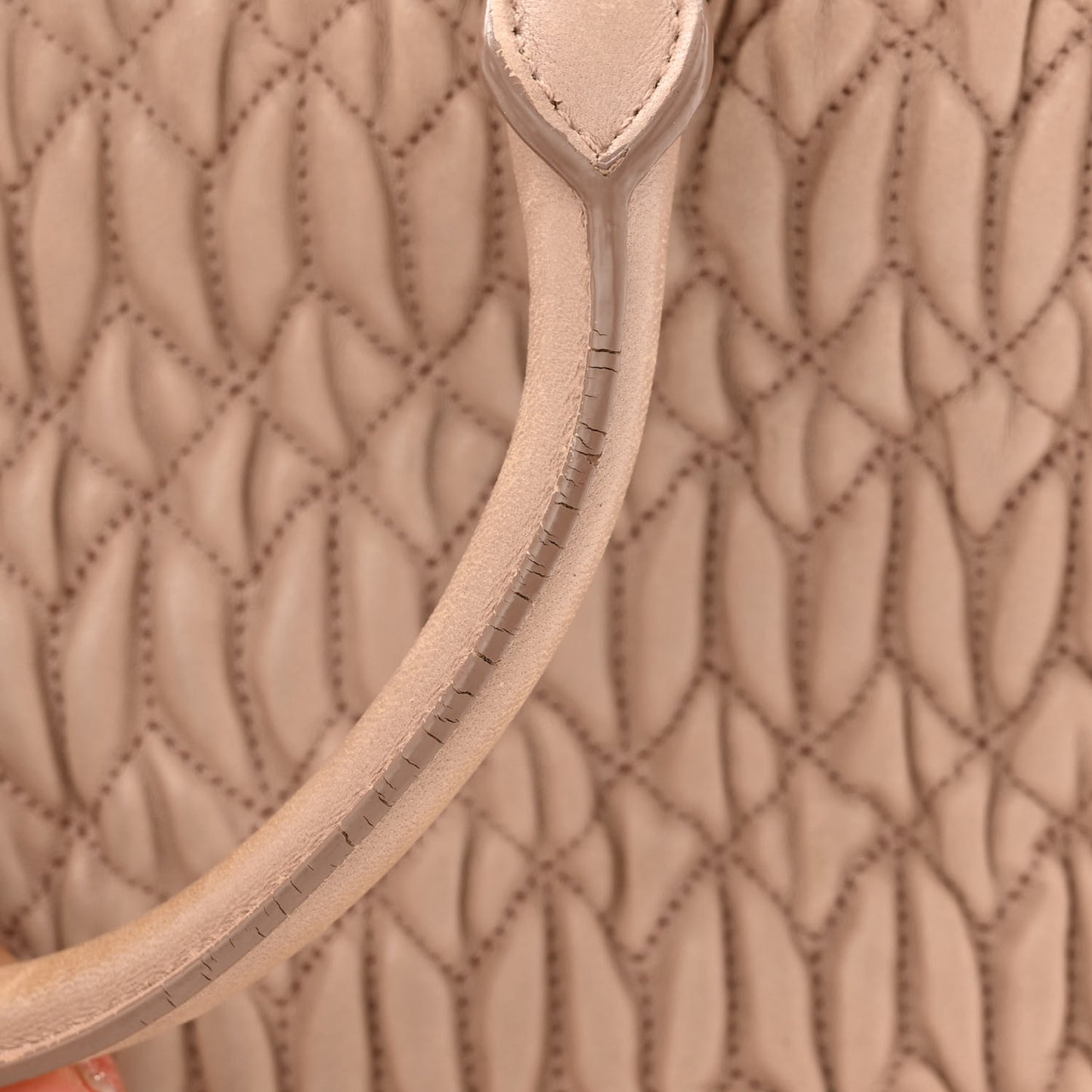 Nappa Matelasse Swarovski Crystal Tote Cammeo