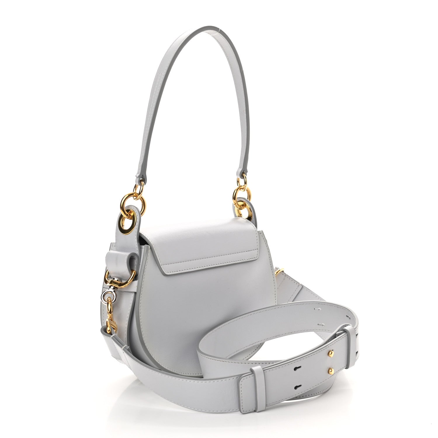Chloe Calfskin Small Tess Bag Light Cloud 3 of 10