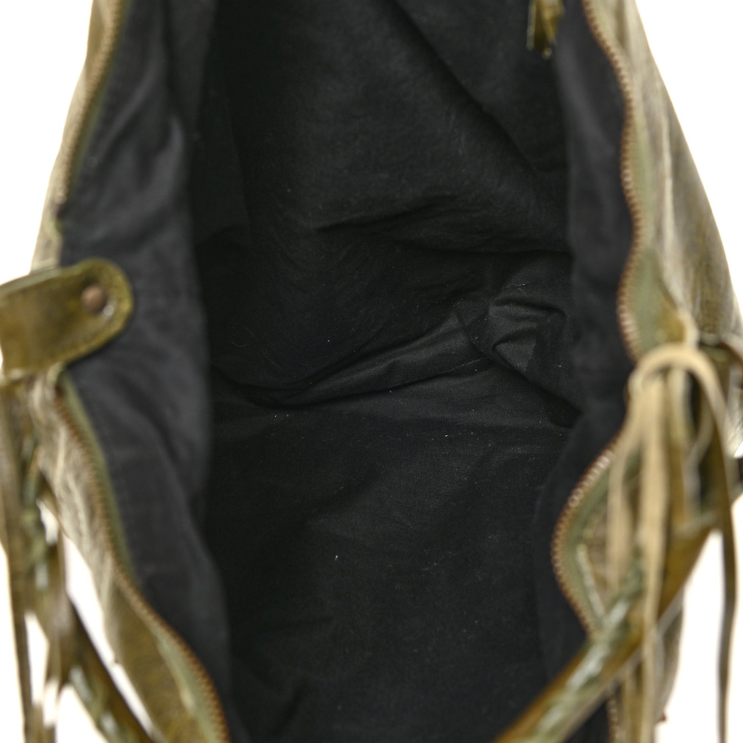 Agneau Classic Hardware Day Hobo Olive