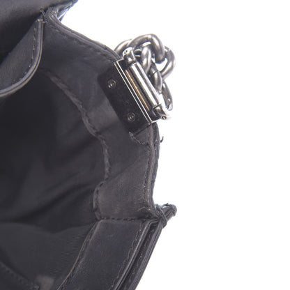 Chanel Calfskin Large Boy Reverso Flap Black 10 of 14