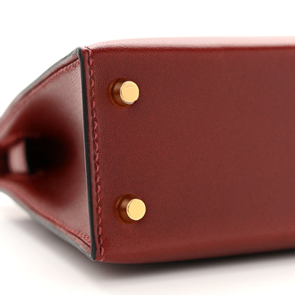 Hermes Box Mini Kelly Sellier 20 Rouge H 7 of 11