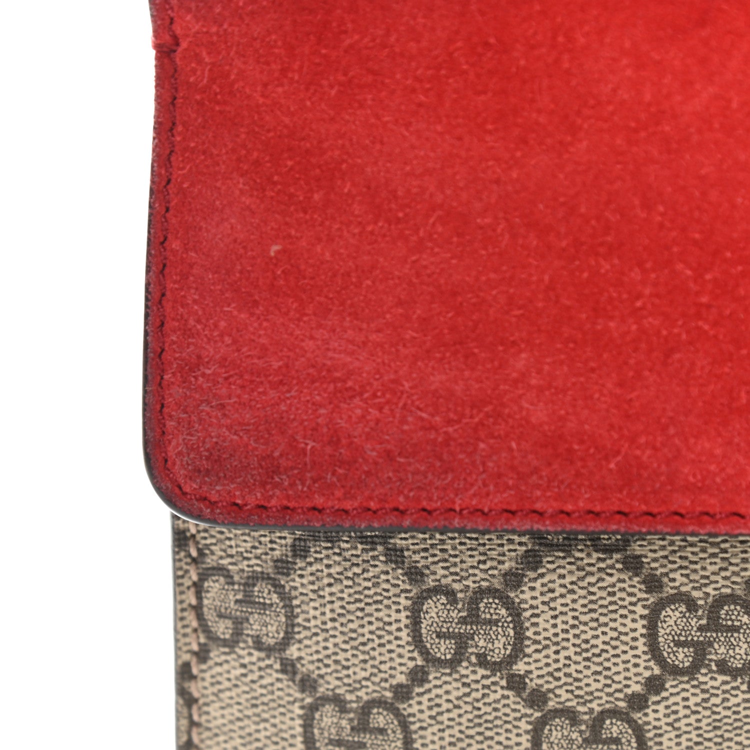 Gucci GG Supreme Monogram Mini Dionysus Shoulder Bag Hibiscus Red 8 of 16