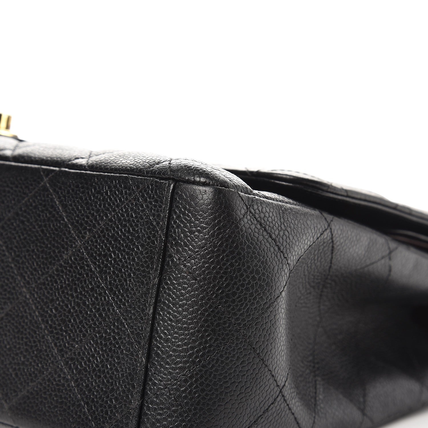 Chanel Caviar Quilted Maxi Double Flap Black 12 of 13