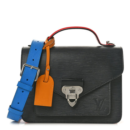 Louis Vuitton Epi Neo Monceau Black Coquelicot Blue Roi Safran 1 of 9