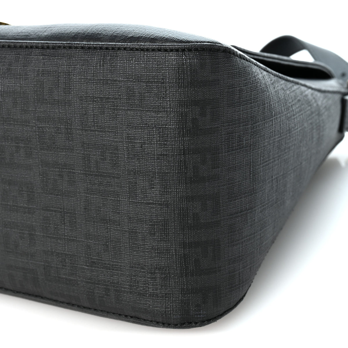 Fendi Zucchino Spalmati Vitello Forever Mama Baguette Black 10 of 11