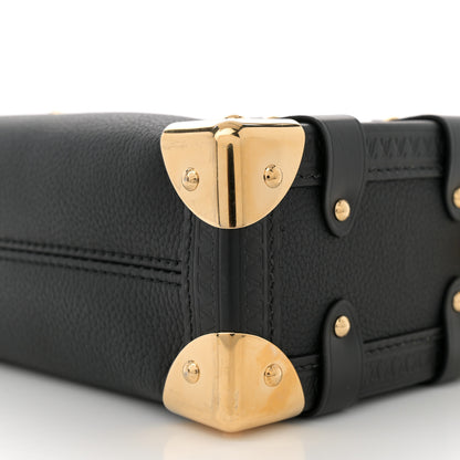 Louis Vuitton Grained Calfskin Side Trunk PM Black 9 of 9