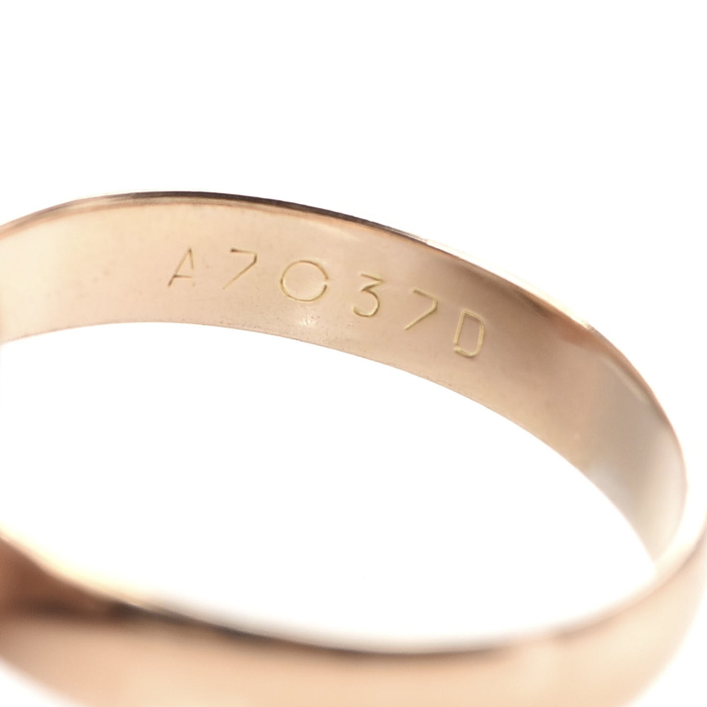 18K Pink Yellow White Gold Classic Les Must De Cartier Trinity Ring 46 3.75