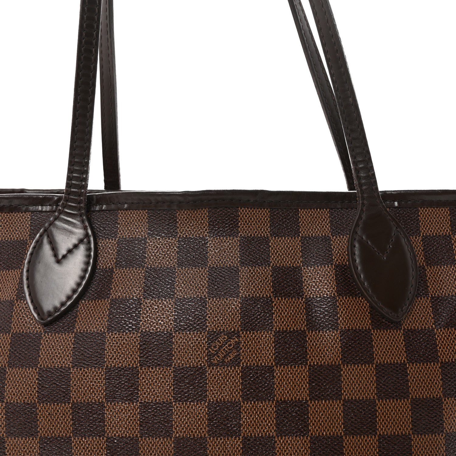 Louis Vuitton Damier Ebene Neverfull MM 7 of 9