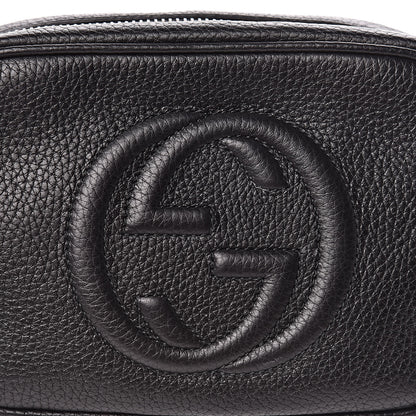Gucci Pebbled Calfskin Mini Soho Disco Bag Black 10 of 10