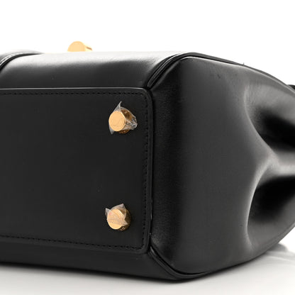 Celine Satinated Calfskin Small 16 Top Handle Bag Black 12 of 14