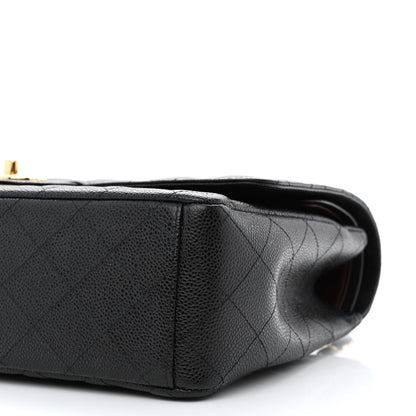 Chanel Caviar Quilted Maxi Double Flap Black 9 of 12