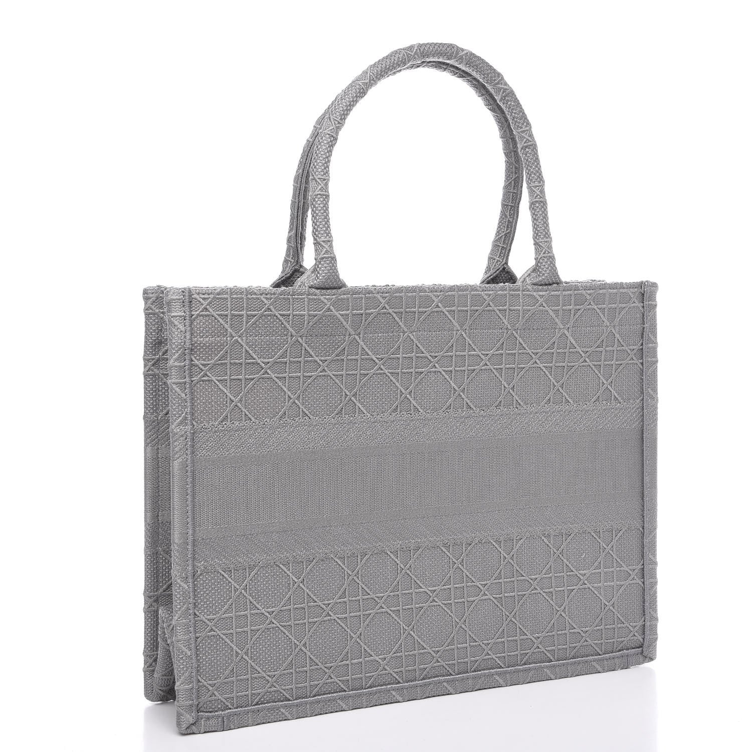Christian Dior Embroidered Medium Book Tote Stone 2 of 10