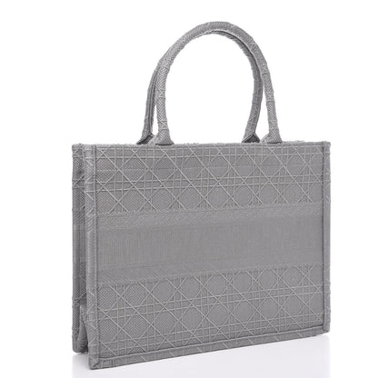 Christian Dior Embroidered Medium Book Tote Stone 2 of 10
