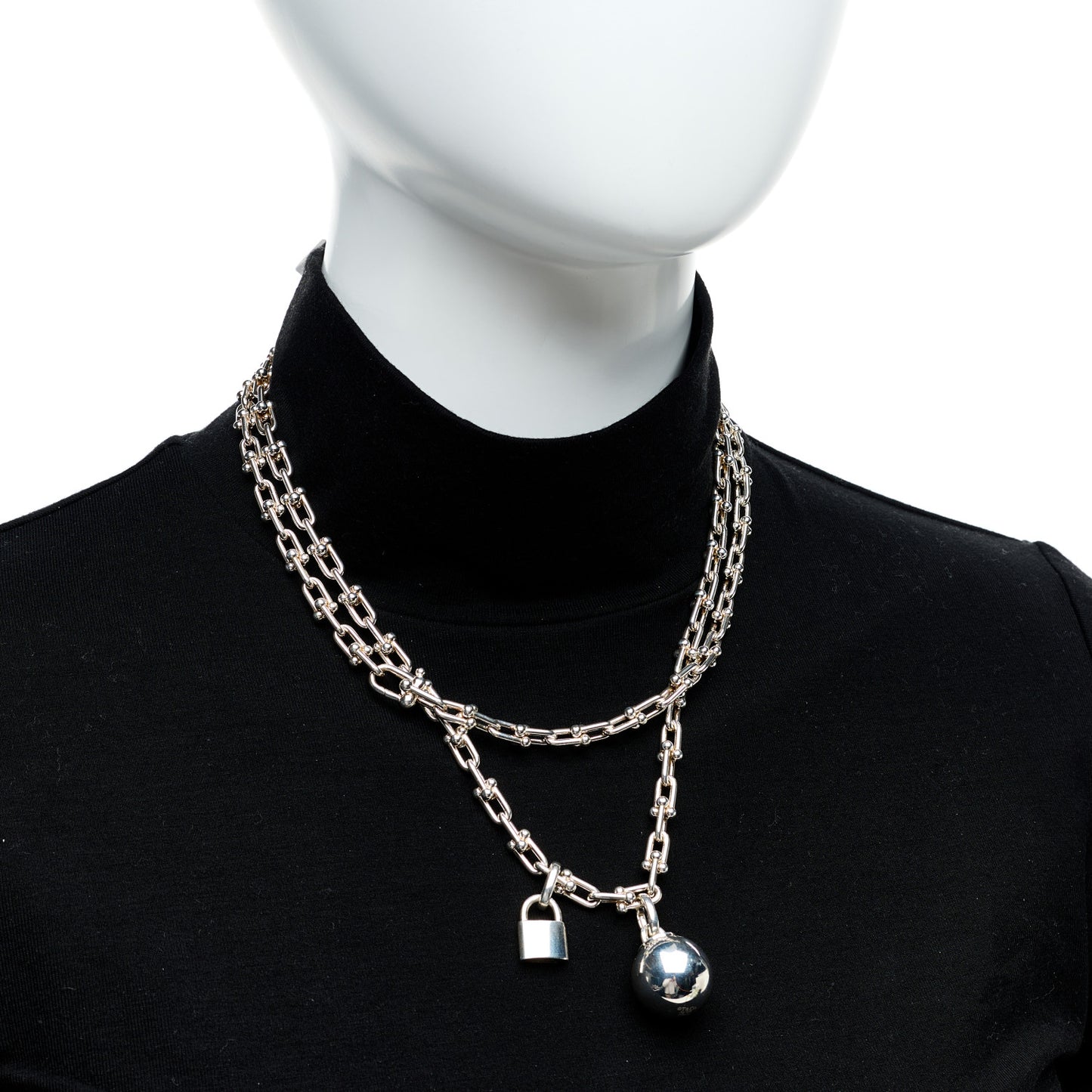 Sterling Silver HardWear Wrap Necklace